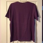 Sag Harbor NWT Vintage Square Neck Dark Purple Blouse 1X Photo 3