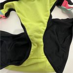 Xhilaration Black with Neon Details Bikini Swim Set - Top Large / Bottom XL Photo 4