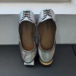 Lucky Brand Women’s Silver Light Gold Ballet Flat Shoes‎ Sz 10 Minimalist Quiet Luxury Comfy Photo 8