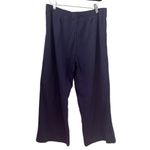 LAKE Wide Leg Lounge Pant in English Navy L Blue Size L Photo 2