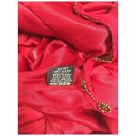 Adrianna Papell  Evening Silk Embellished Beaded Gypsy Strap Dress Red 12 Photo 13