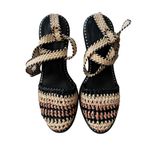 Ulla Johnson - Deia High Heel Strappy Sandals Cameo Shoes Sz 40 Photo 2