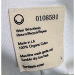 For Days Women’s White Weekender Tank Midi Dress Size Large Organic Cotton Photo 7