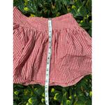 Necessary Objects Vintage Red White Gingham Mini Skirt Size XS Photo 4