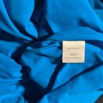 Michelle Mason  blue peplum midi dress XS NWOT club wear, party cocktail Photo 3