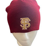 Florida State University FSU Logo embroidered beanie hat Blue Photo 0