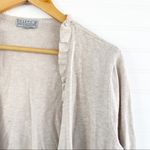 Joseph A  open ruffle cardigan sweater Size Medium Photo 3