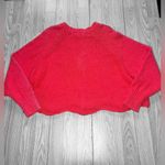 ZARA  KNIT Women’s Red Knit Sweater Photo 2