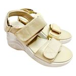 Blondo Wedge Sandals Size 7 Adjustable Straps Comfort Casual Beige Waterproof Photo 0