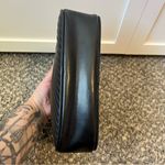 Daniella Bag Vintage Black Vegan Leather Quilted Crossbody Chain Purse Black Photo 8