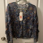 Veronica Beard NEW NWT Blanchett Floral Long Sleeve Ruffle Top 4 🥰 Photo 1