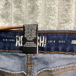 REWASH  Shorts‎ Womens 13 Button Fly High Rise Distressed Stretch Blue Denim 31x2 Photo 8