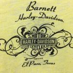 Harley Davidson Women's Yellow El Paso Tie Waist Tee Shirt M Photo 4