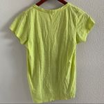 Rag and Bone  Lime Yellow Scoop Tee Extra Small Photo 1