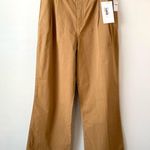 frame denim Frame Pleated Chino Pants Wide Leg Camel Tan 27 Photo 5