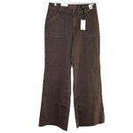Judy Blue NWT High Rise Brown Retro Wide Leg Jeans Front Patch Pocket Women 14W Photo 1
