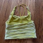 Urban Outfitters  Yellow cropped halter top Photo 1