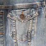 Lucky Brand  The Tomboy Trucker Dipped In Happy Since 2021 Jean Denim Jacket Photo 2