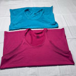 Nike  Dri-Fit Turquoise and Maroon Racerback Tank Top Bundle Photo 0
