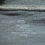 Brandy Melville  Plymouth 1964 Gray Short Sleeve Cropped Boyfriend Shirt Size M Photo 2