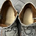 Miron Crosby Python Heeled Western Ankle Boots Size 6 Gray Photo 9