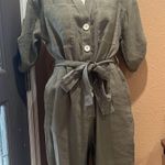 ZARA  green belted jumpsuit nwt Photo 4