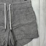 Athleta  Cabo Linen 4” Shorts Osprey Grey Heather size 2 447245-02 Photo 2