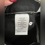 We Wore What The Danielle High Rise Vintage Straight NWT in Black/white stitching Photo 5