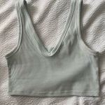Wild Fable  Light Blue Cropped Tank Top Photo 0