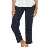 Roz & Ali Spandex Slimming Polka Dot Classic Ankle Pedal Pusher Pant Women 8P Photo 1