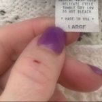 Vintage 90s airy lacy knit cream sweater Size L Photo 1