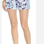 Lilly Pulitzer Katia Pull On Shorts Bright Navy Size XS Photo 0