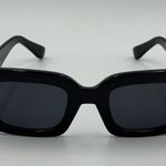 NWT YuJian Black Square Polarized Sunglasses Gender Neutral Photo 0