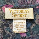 Victoria's Secret Vintage Gold Label Sheer Floral Paisley Peasant Blouse M/L Photo 14