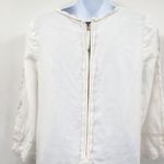 Juicy Couture Scalloped Lace Linen Mini Dress Prairie Coquette Small White Photo 9