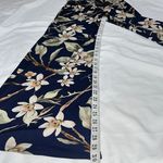 A'Gaci A’gaci Deep V Plunge Cut Out Criss Cross Back Floral Jumpsuit Blue Off White S Photo 12