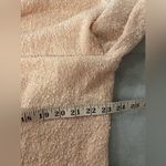 Warm & Cozy Size L Hooded Open Front Light Pink Boucle Knit Cardigan Sweater Size L Photo 8