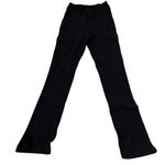 Bebe Vintage Y2K Women’s Black Size 6 Flare Stretch Polyester Pants 26x32” Photo 0