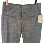NWT Anthropologie Cartonnier Plaid Ankle Pants Brown Size 2 Preppy Academia Photo 5
