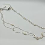 Style & Co Bead-Accent Layered Strand Necklace in Silver-Tone MSRP $35 NWT Photo 2