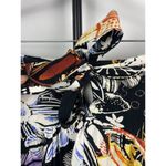 Jams World  Multicolor Floral Artsy Tribeca Strapless Halter‎ Blouse Size XS Photo 5