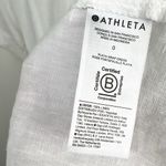 Athleta  Playa Wrap Linen Dress Size 0 White Calla Lily NEW Photo 9