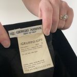 Giorgio Armani Vintage  Black Midi Skirt Photo 3