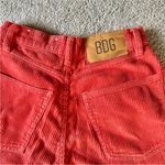 BDG  High Rise Bright Orange Wide-Leg Jeans Photo 3