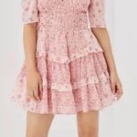 American Eagle America Eagle Pink Floral Dress Photo 0