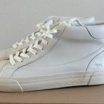 Madewell Sidewalk High-Top Sneakers in Pale Parchment, Size 10 Photo 8