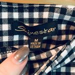 Shinestar Women’s  Black And White Checkered Skirt Size M NWT Photo 7