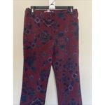 Urban Outfitters  Floral Bird Darl Academia‎ Zip Hem Detail Pants Womens Medium Photo 1