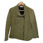 Habitat Dusty Pistachio Green Art-to-Wear Zip Quilted Jacket Coat Size XS Photo 0