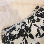 Ann Taylor Linen Toile Black Ivory Skirt Size 2 Photo 6